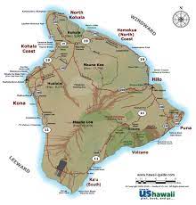 Map of Big Island