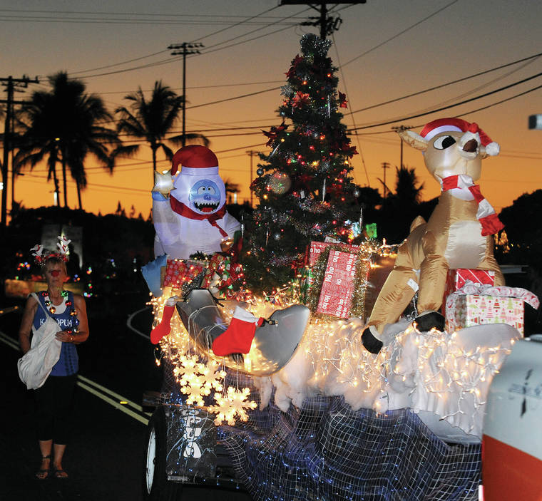 Kailua Kona Christmas parade